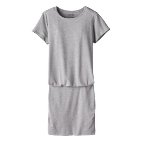 Patagonia womens Grey Glorya T-Shirt Dress 50+UPF Comfy Athliesure Travel NWT - Picture 6 of 12